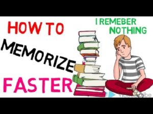 How to memorize faster and easier for exams
