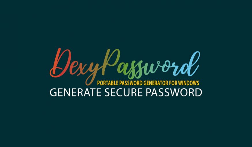 DexyPassword-Portable-Password-Generator-for-windows-generate-secure-password